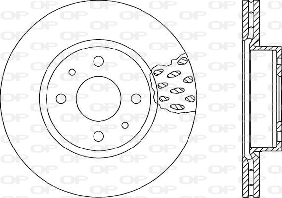 OPEN PARTS Bremžu diski BDA1147.20